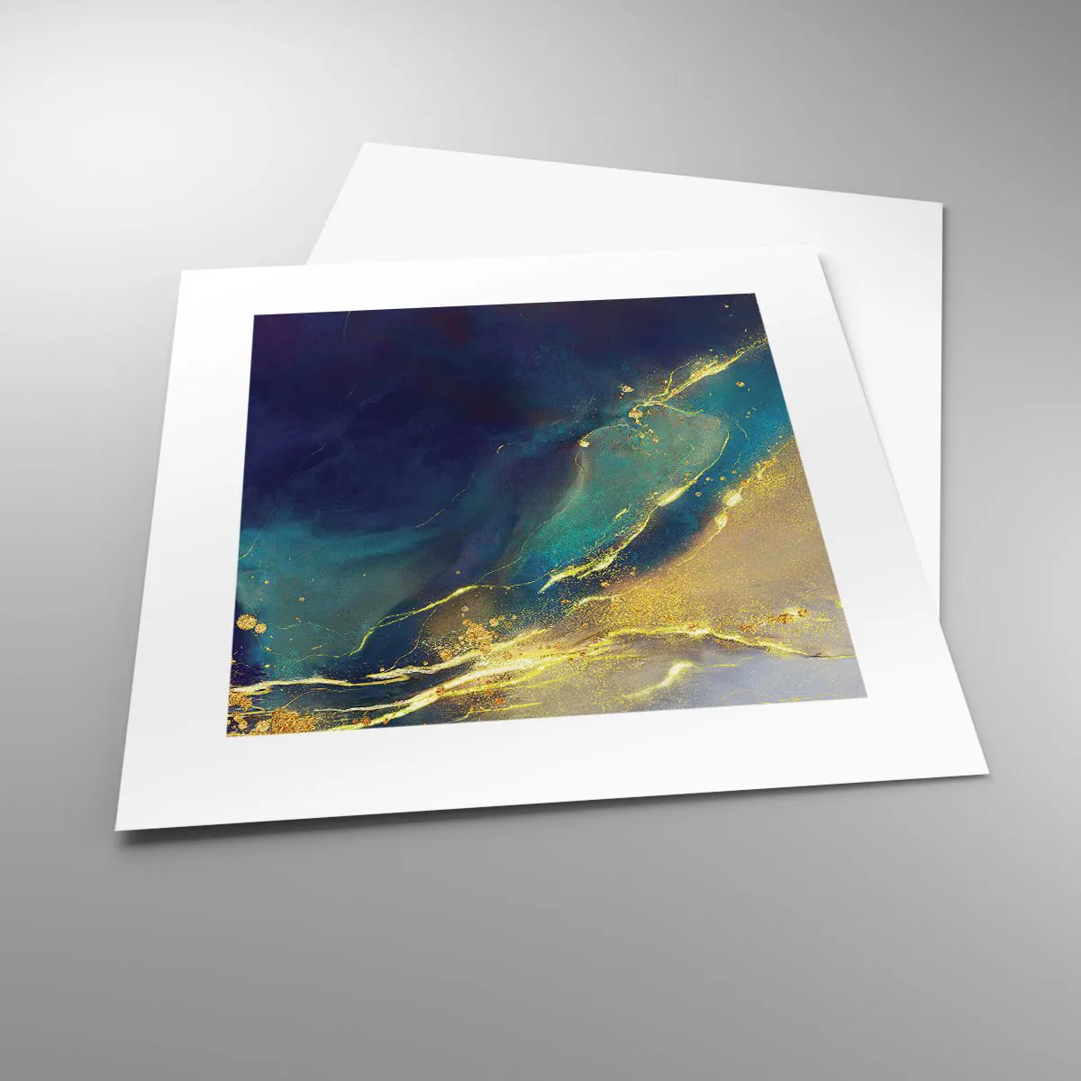 Poster - Golden Flood - 30x30 cm