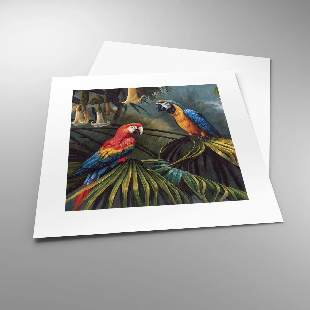 Poster - Romanticism in Tropics - 30x30 cm