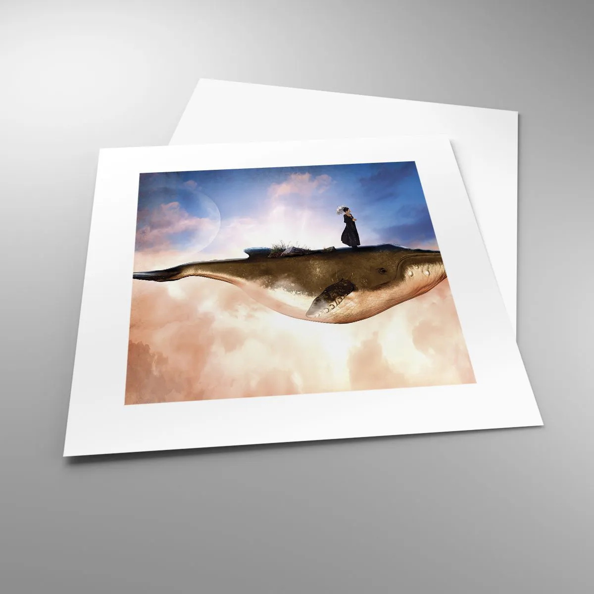 Plakat - En surrealistisk rejse - 30x30 cm