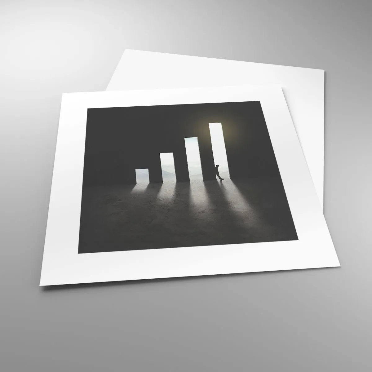 Affisch - Framgång - ett intryck - 30x30 cm