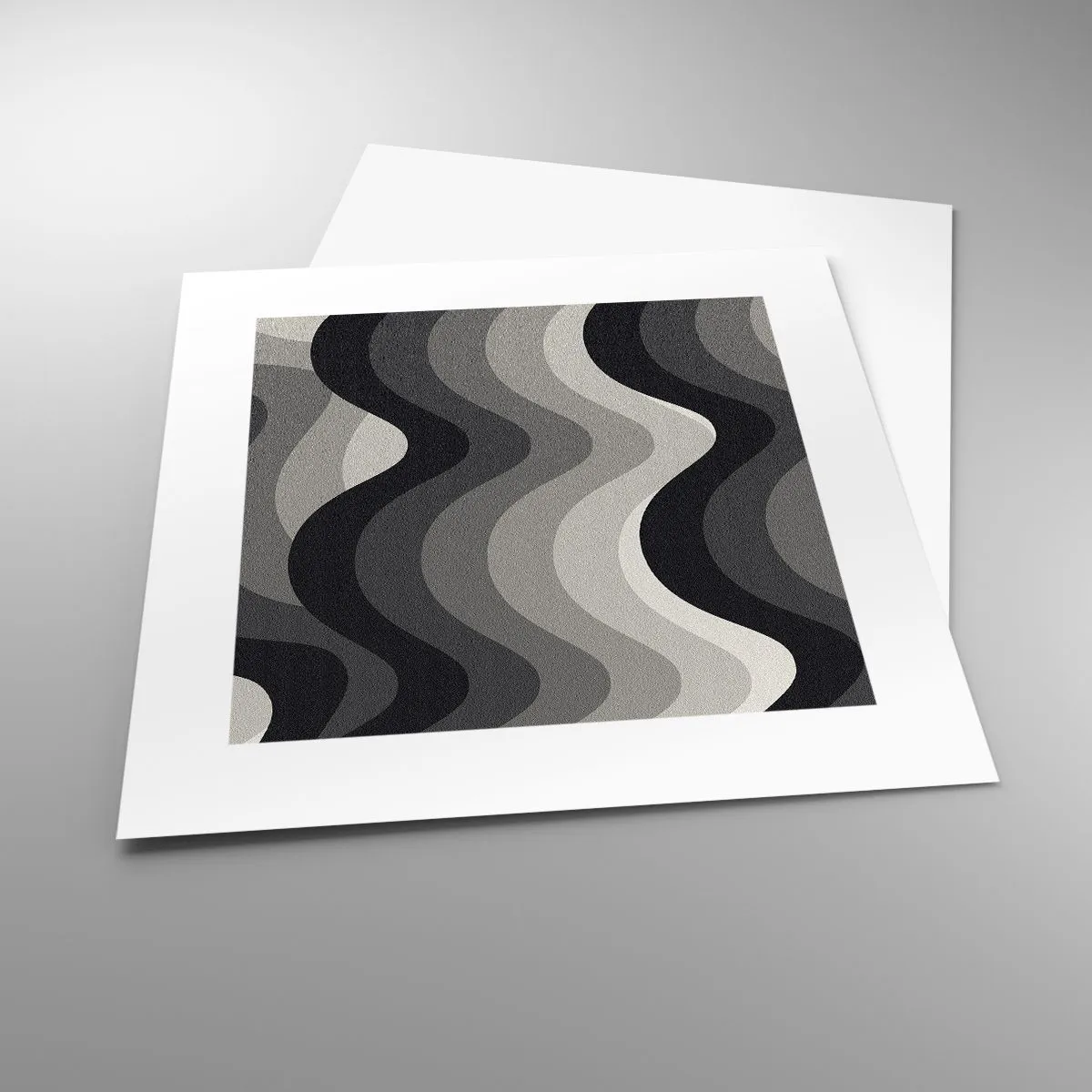 Poster - Eine Welle nach der anderen - 30x30 cm