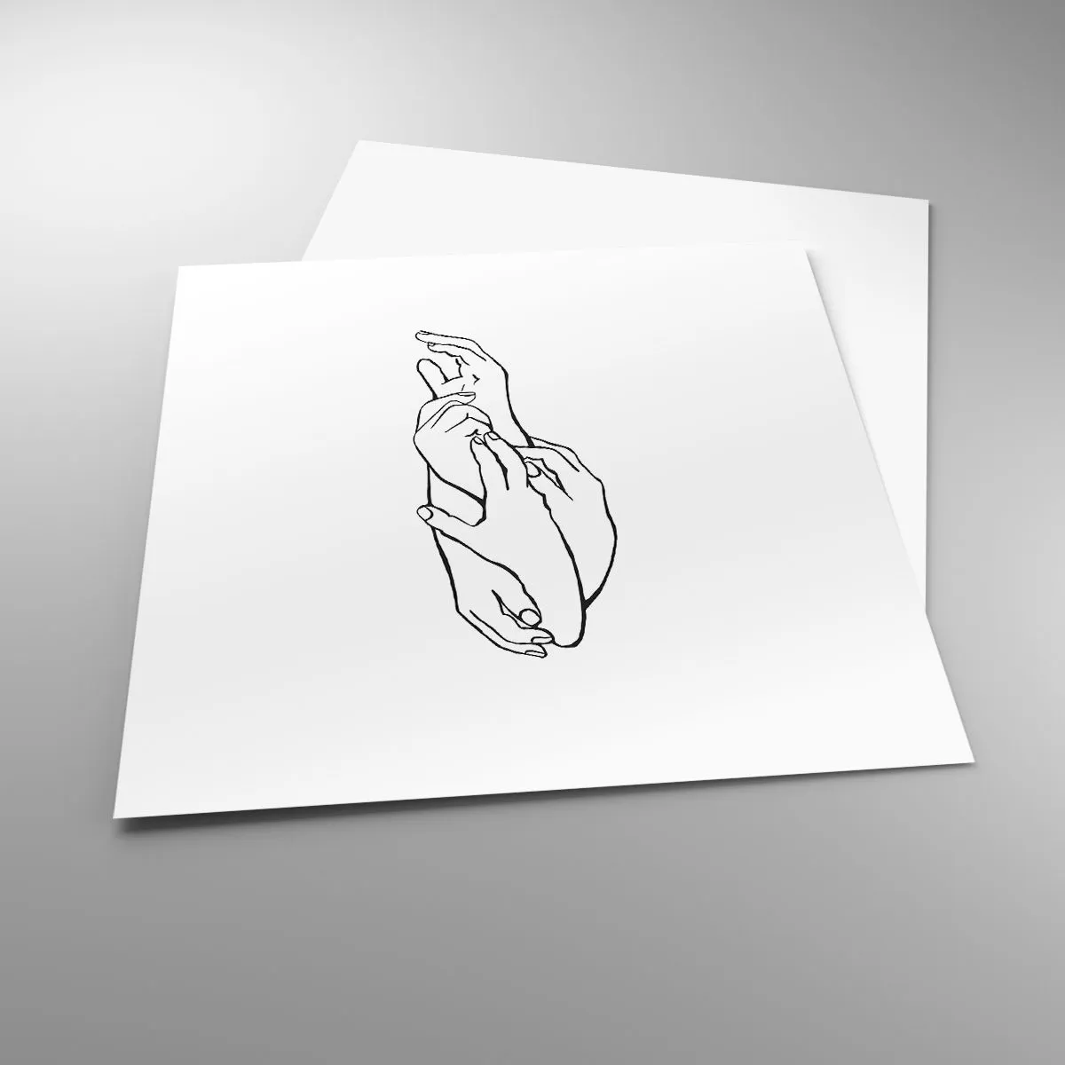 Affiche - Poster - Bon contact - 30x30 cm