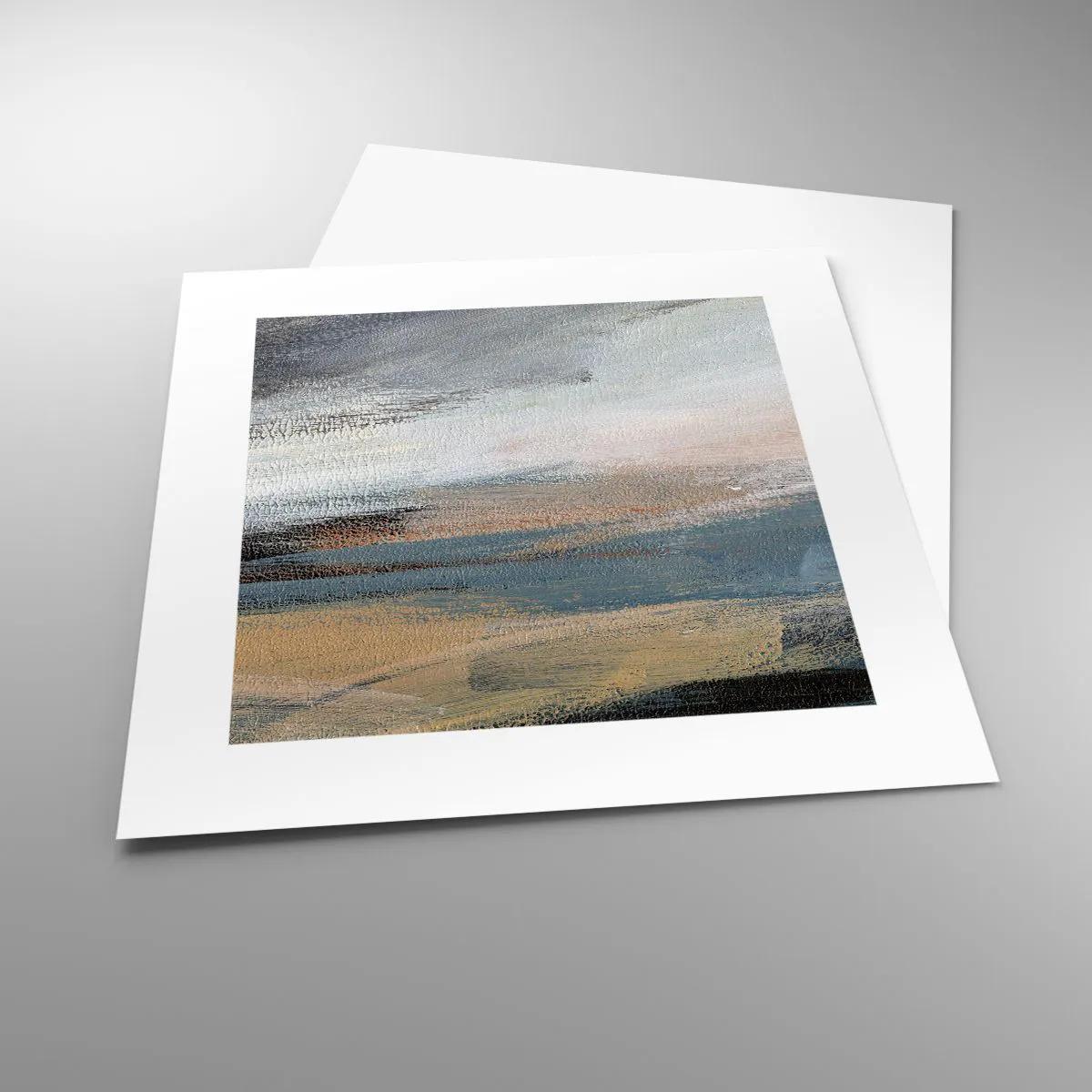 Poster - Abstract: Northern Landscsape - 30x30 cm