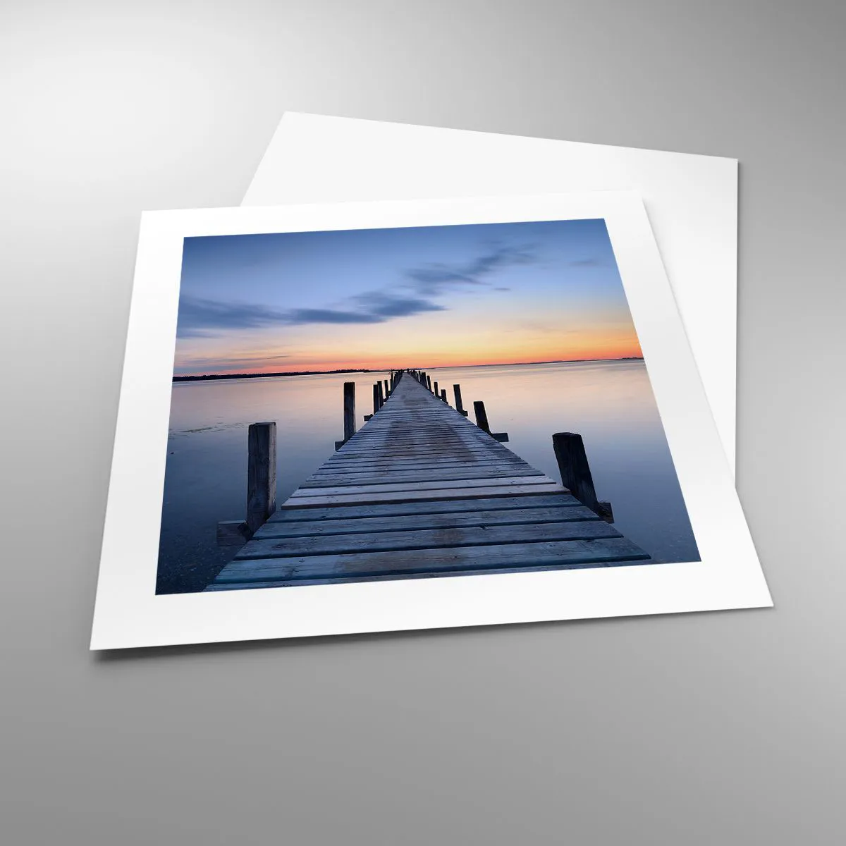 Poszter - A derűs szürkület nyugalma - 40x40 cm