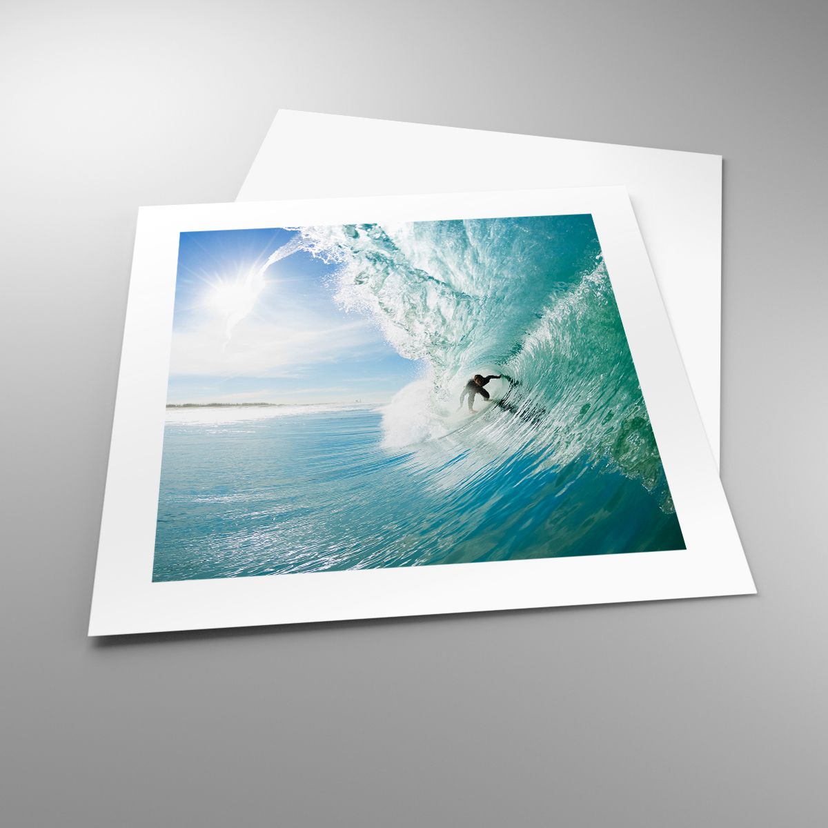 Affiche Paysage, Affiche Océan, Affiche Surfeur, Affiche Sport D'Eau, Affiche Hawaii