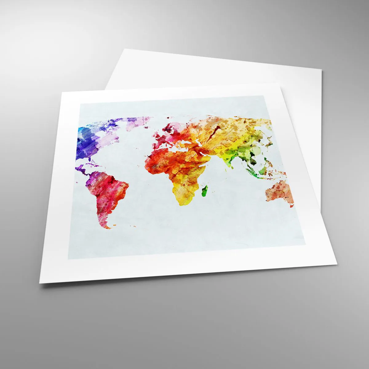 Poszter - A világ minden színe - 40x40 cm