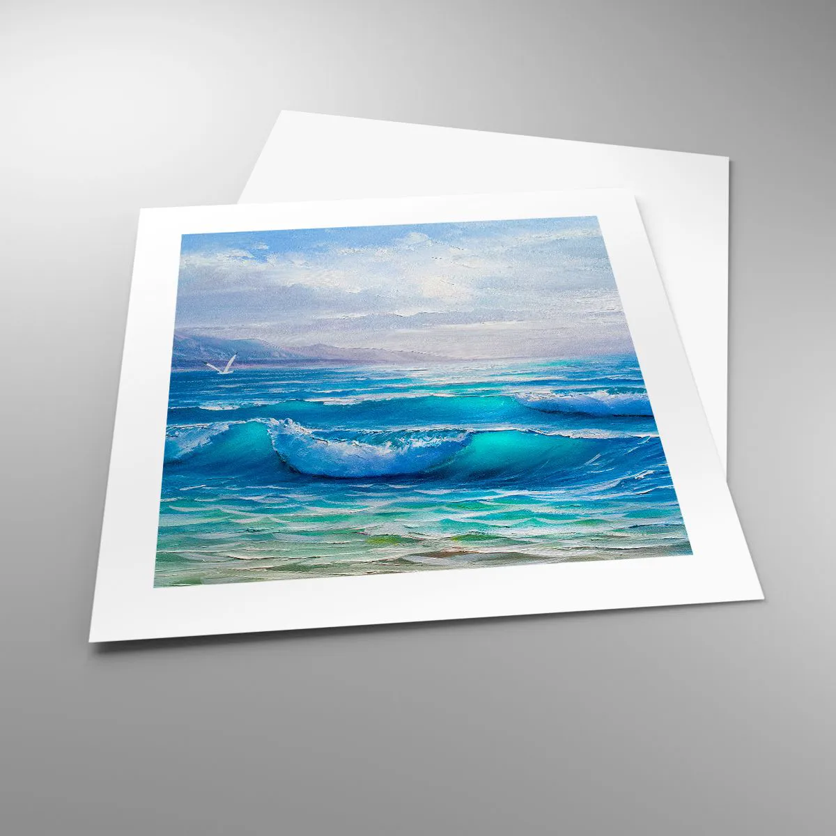 Affiche - Poster - Il apporte un soulagement - 40x40 cm