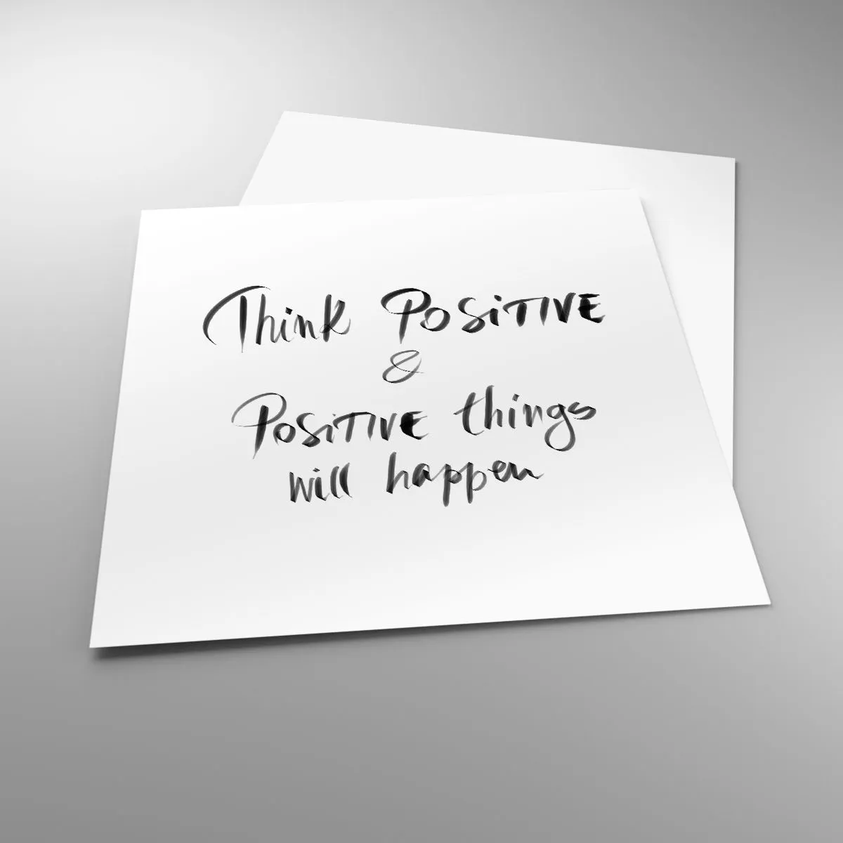 Plagát - Ako žiť? - 40x40 cm