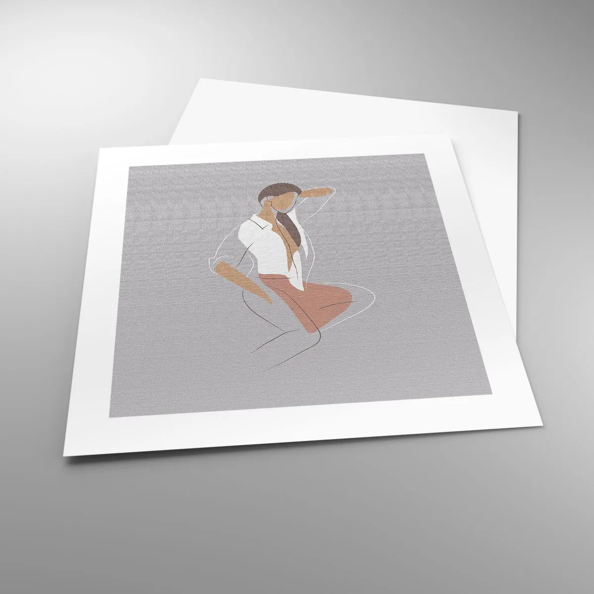 Plakat - Omrids af nåde - 40x40 cm