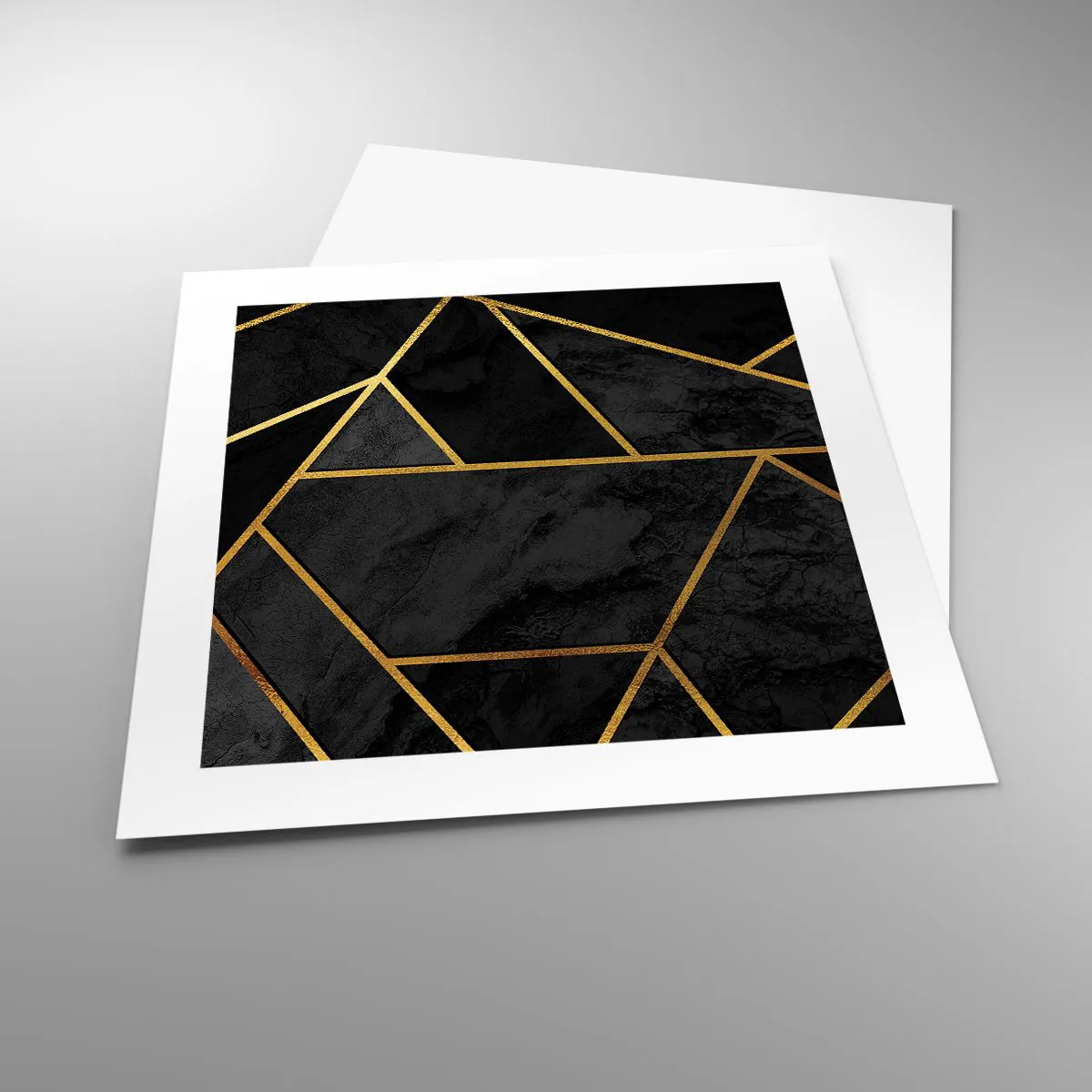 Plakat - Mrok i blask - 40x40 cm