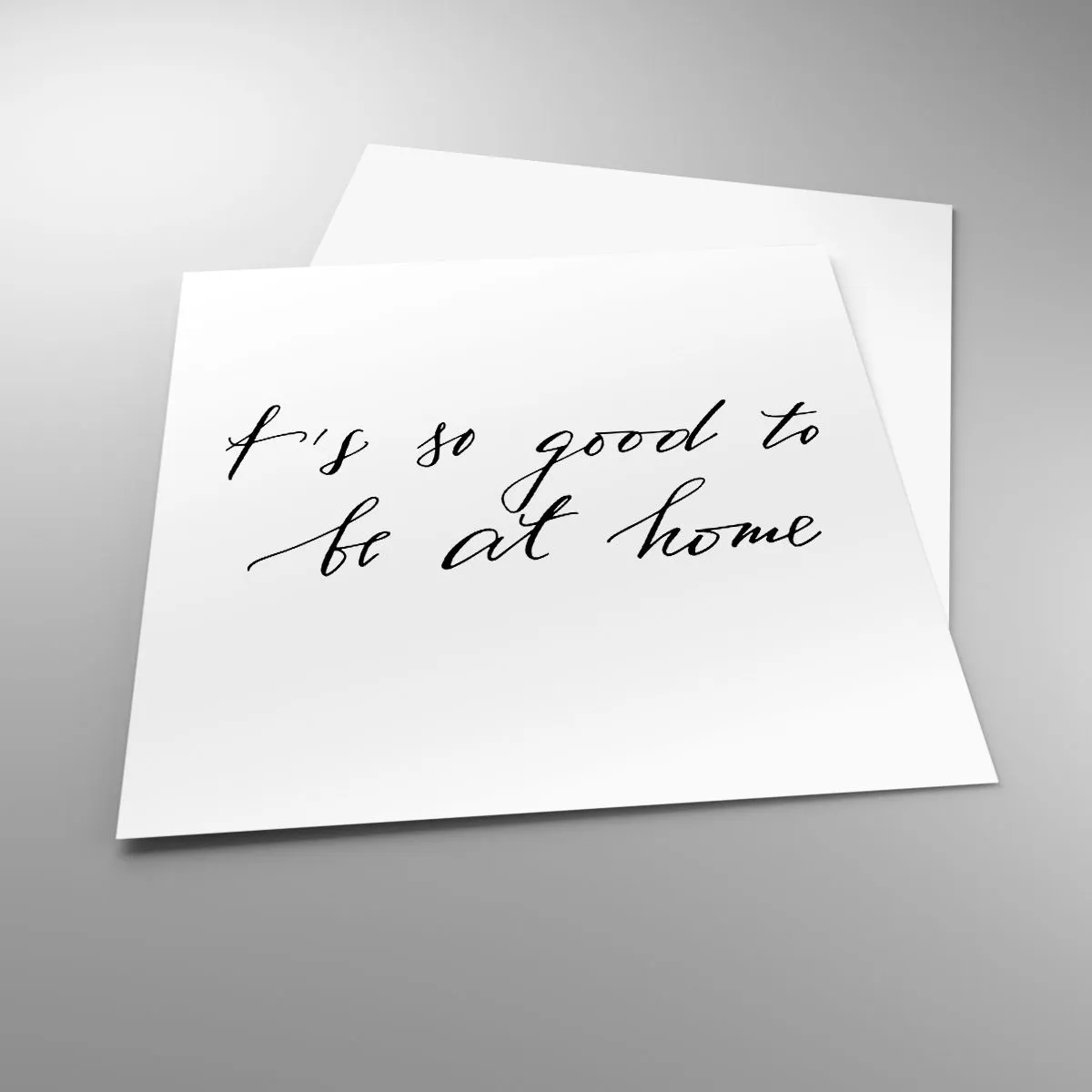 Poster - Cât de adevărat - 40x40 cm