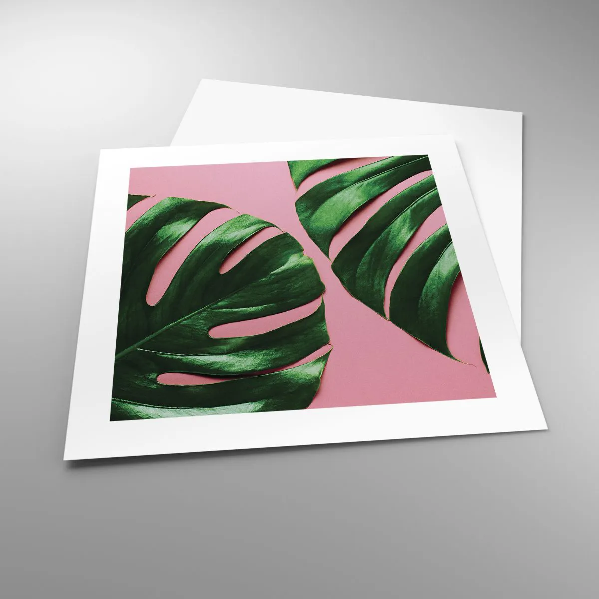 Plakat - Grønt rendez-vous - 40x40 cm