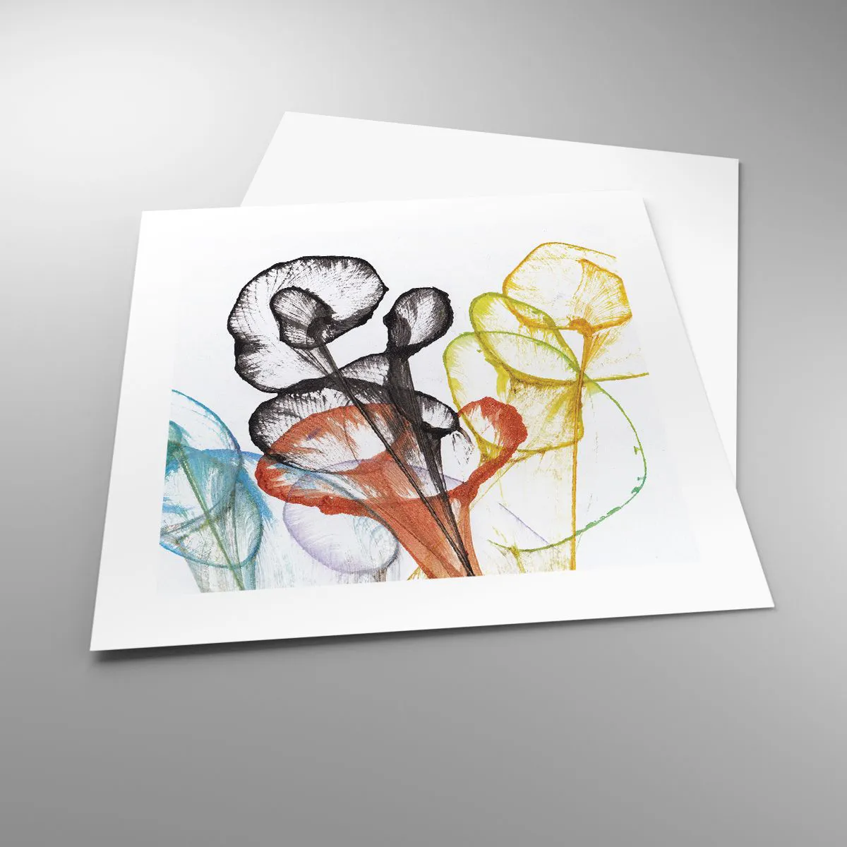 Poster - Blumen mit Seele - 40x40 cm