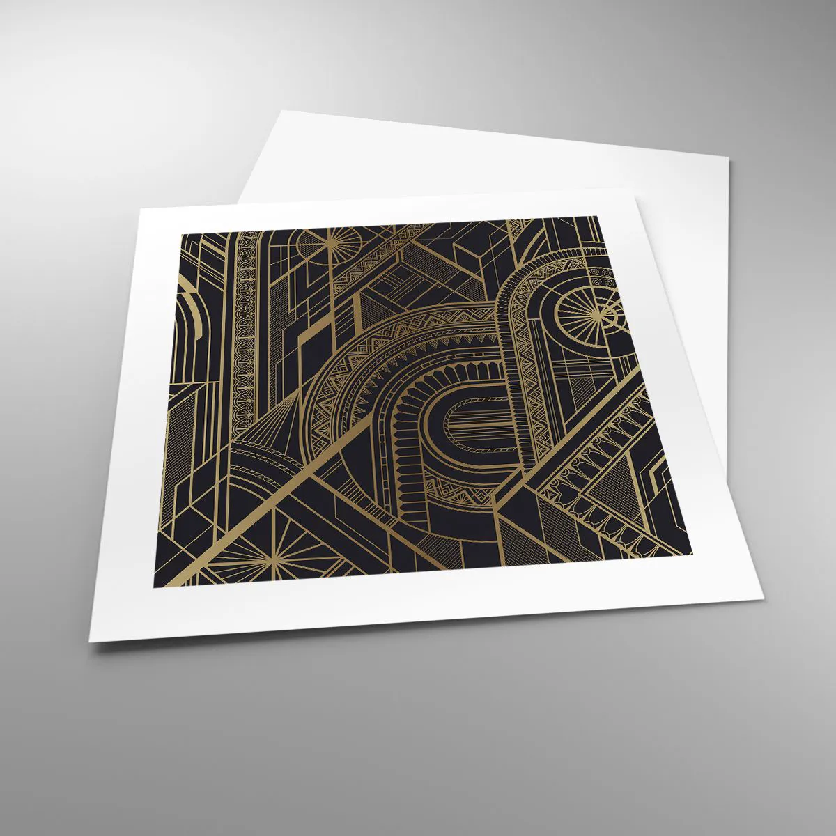 Affiche - Poster - Concept, idée, plan - 40x40 cm