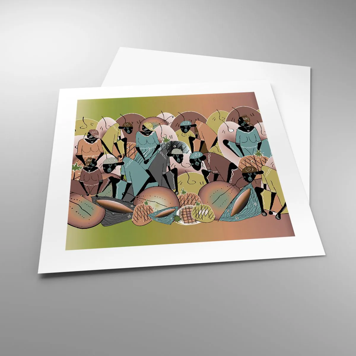 Poster - Ein toller Urlaub steht bevor - 40x40 cm