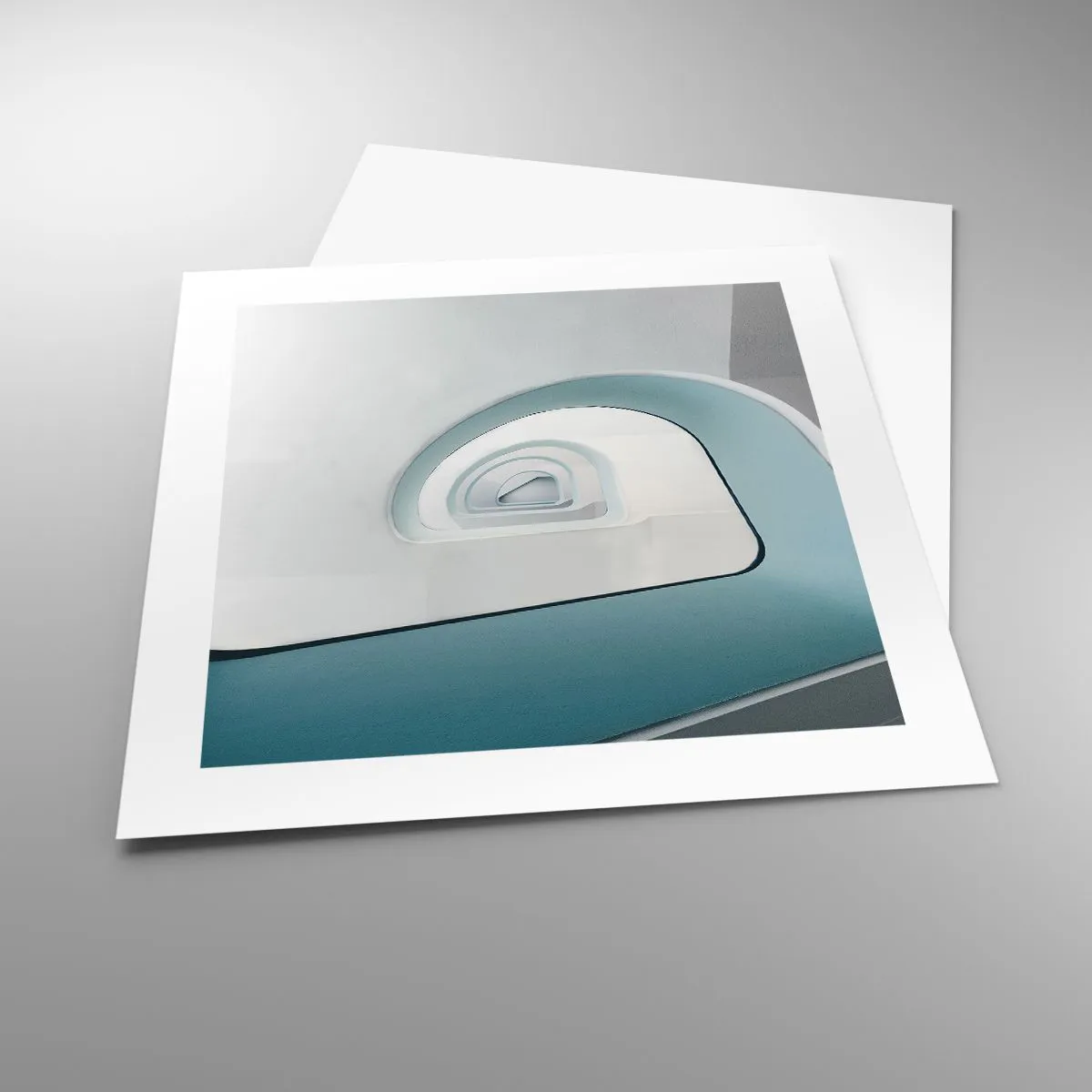 Poster - Blu fino in fondo - 40x40 cm