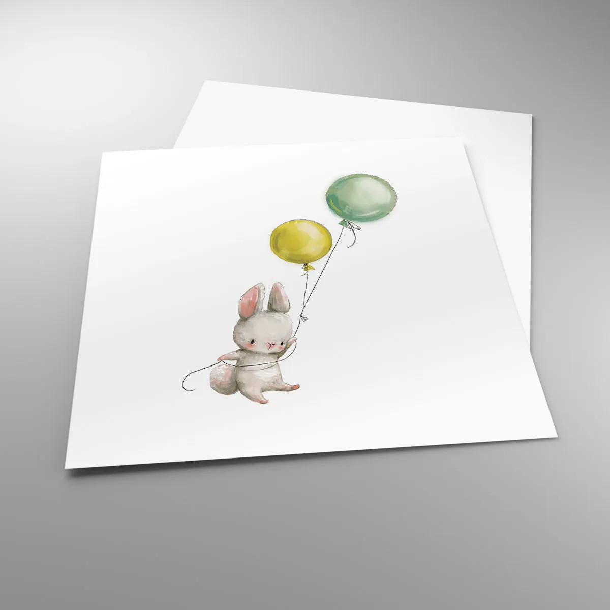 Affiche - Poster - Moi aussi je vole! - 40x40 cm