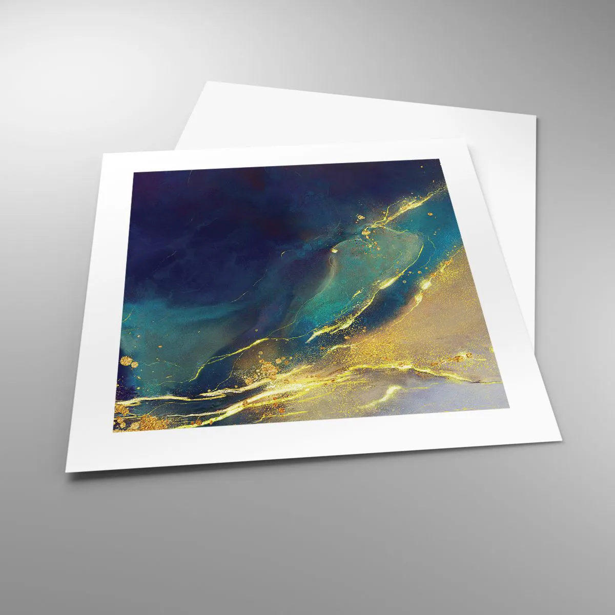 Poster - Golden Flood - 40x40 cm