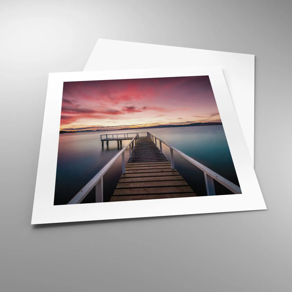 Poszter - Az este szelíd lángja - 40x40 cm