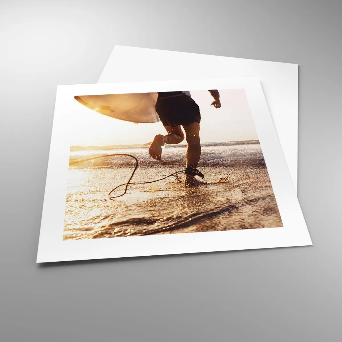 Pôster - Encontro das ondas - 40x40 cm