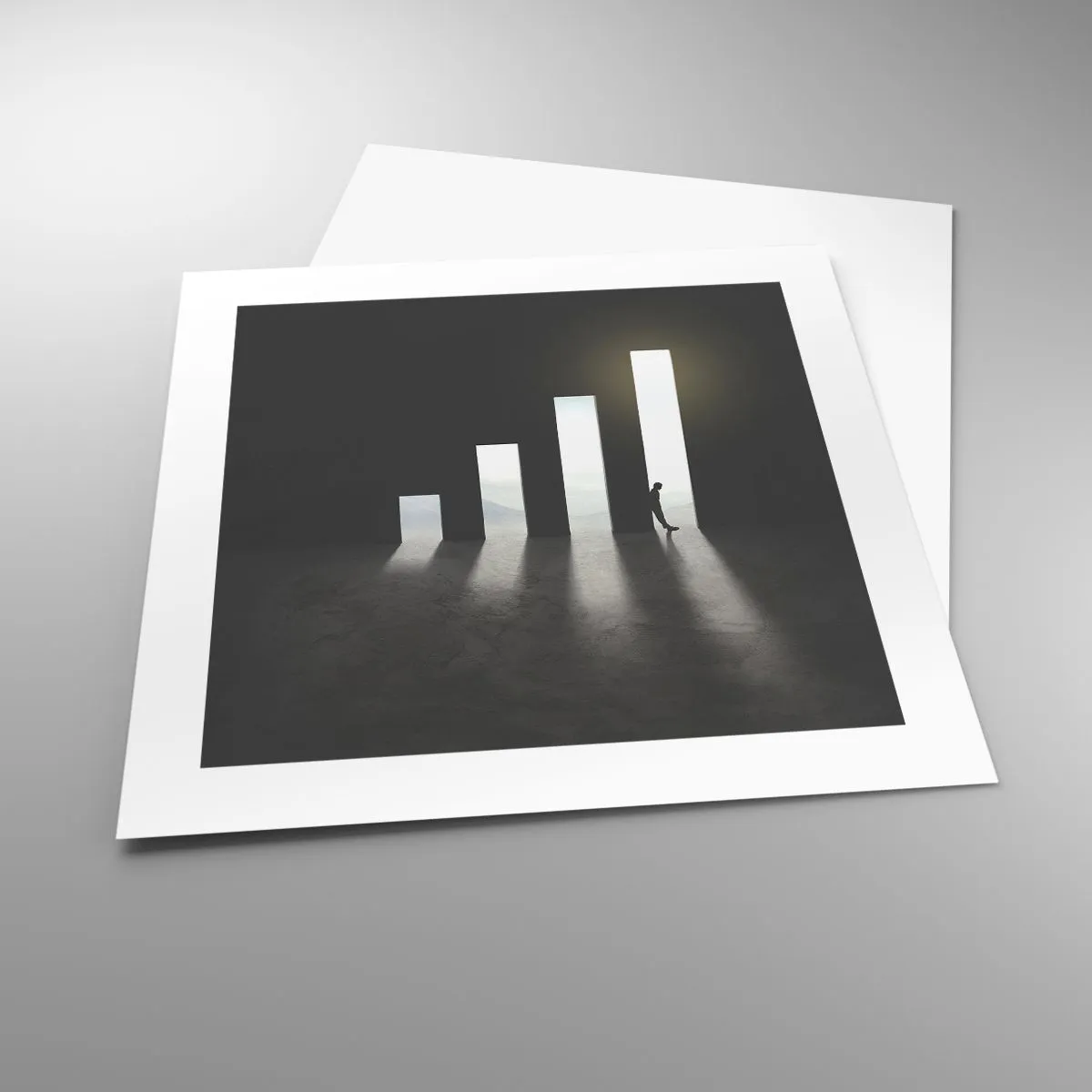 Plakat - Sukces – impresja - 40x40 cm