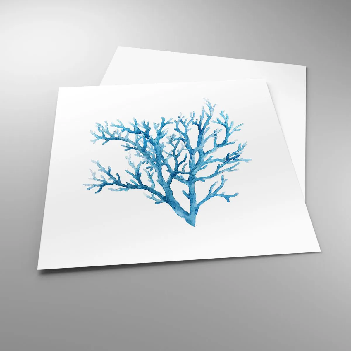 Affiche - Poster - Filigrane nautique - 40x40 cm