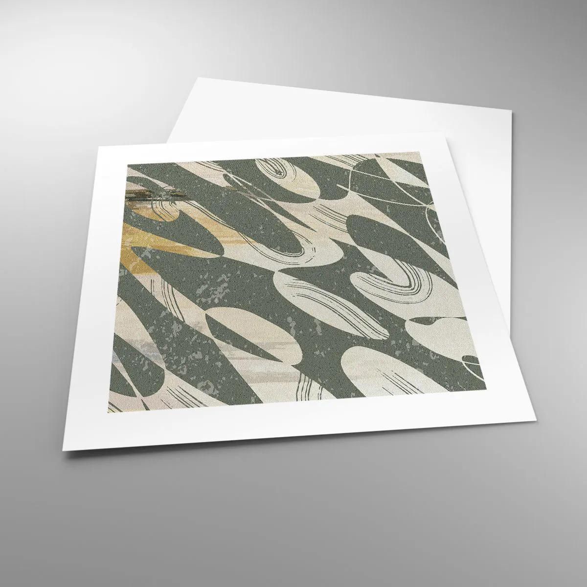 Poster - Ritmische abstractie - 40x40 cm