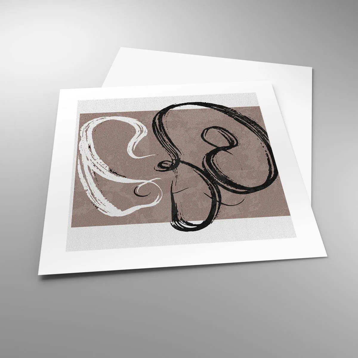 Affiche - Poster - Composition – la recherche de la plénitude - 40x40 cm