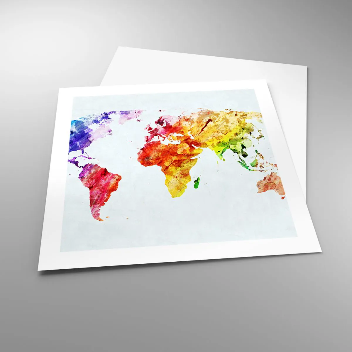 Poszter - A világ minden színe - 50x50 cm