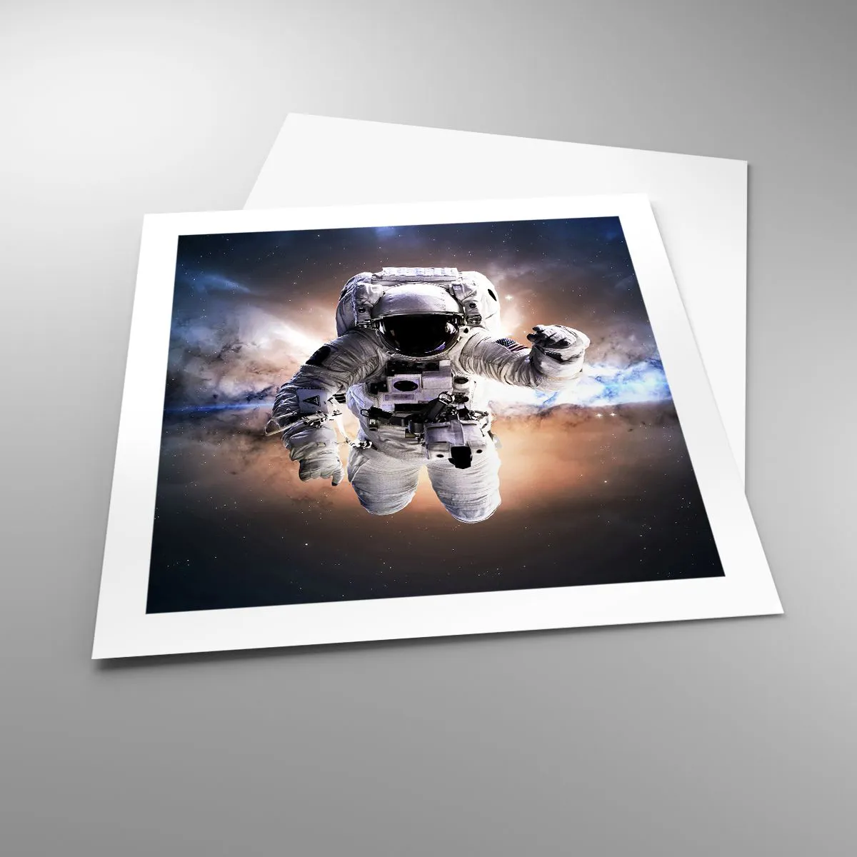 Poster - Groeten vanuit de ruimte - 50x50 cm