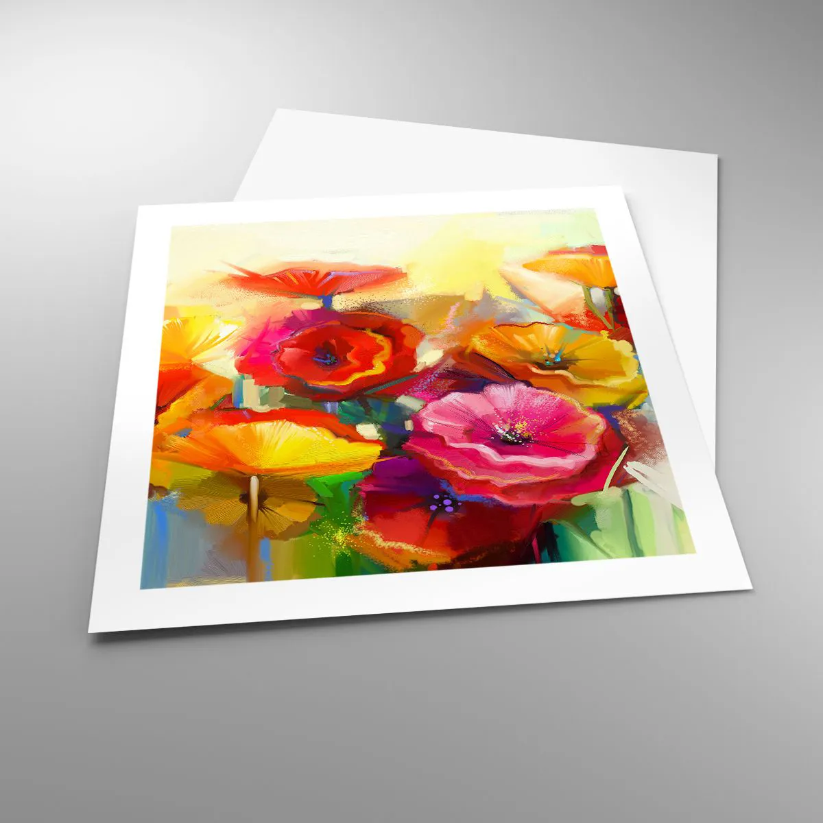 Poszter - Nem csak piros - 50x50 cm