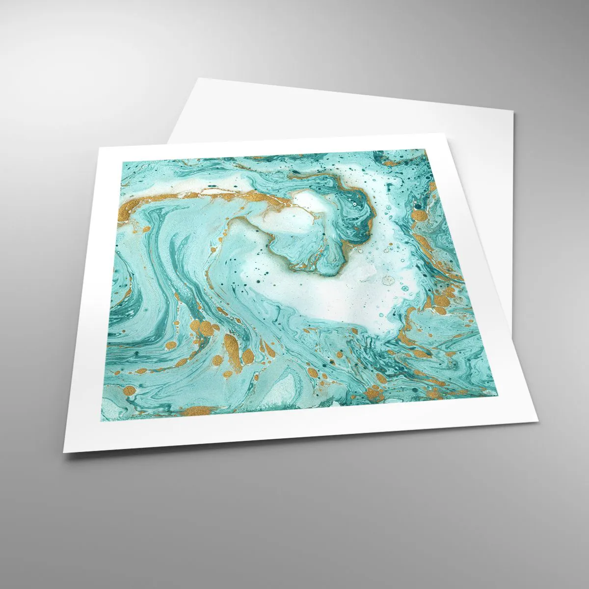 Póster - Bajo la gran ola del periodo Edo - 50x50 cm