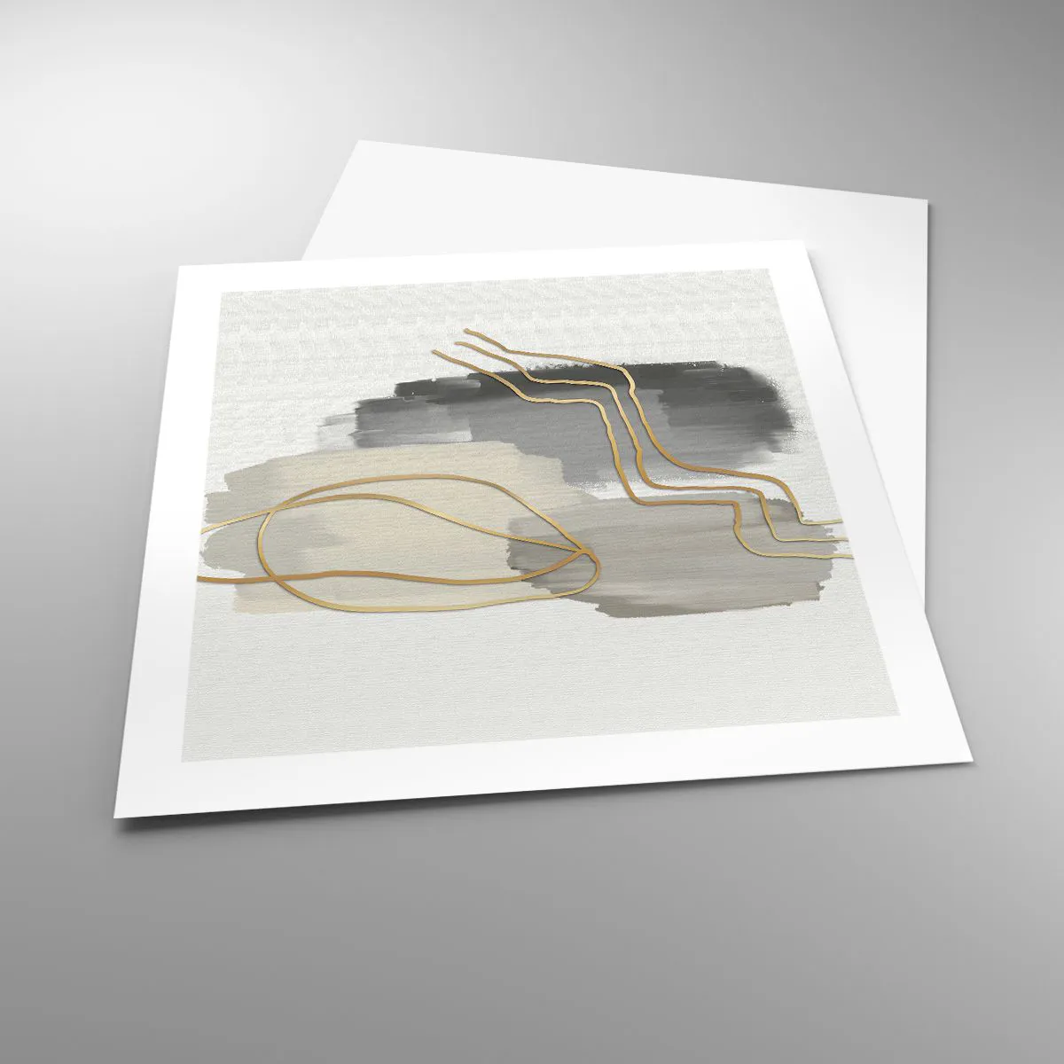 Poster - Duur en beweging - 50x50 cm