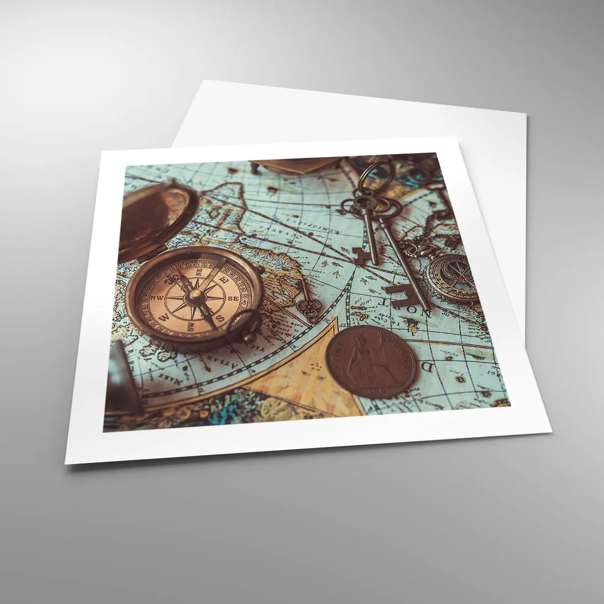 Poster - For Adventurers - 50x50 cm