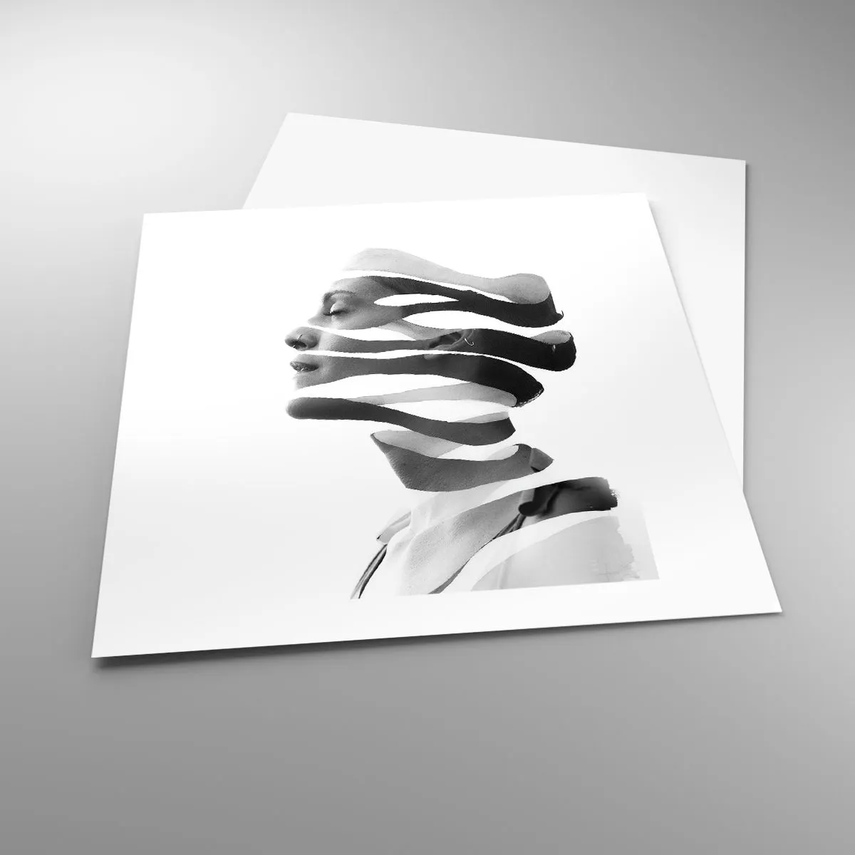 Póster - Retrato surrealista - 50x50 cm