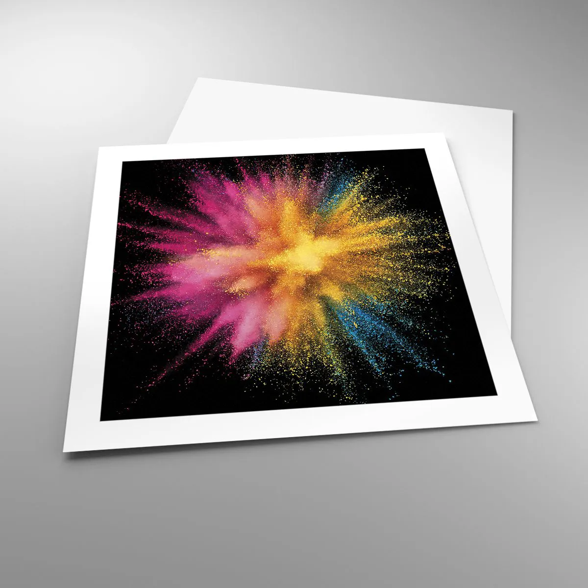 Poster - Die Geburt der Farben - 50x50 cm