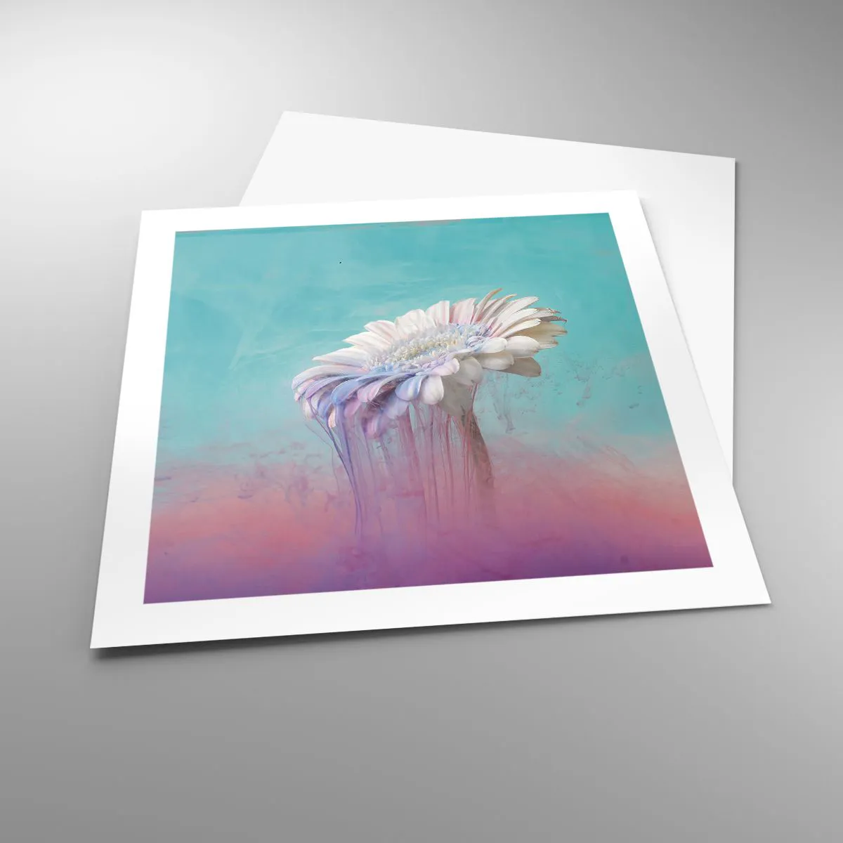 Affiche - Poster - Le monde souterrain des fleurs - 50x50 cm