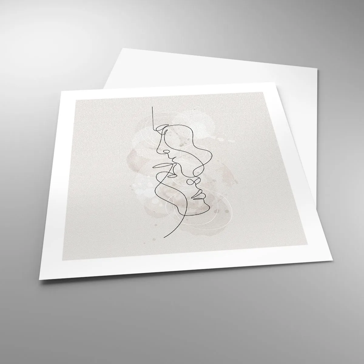 Poszter - Ölelésbe gabalyodva - 50x50 cm