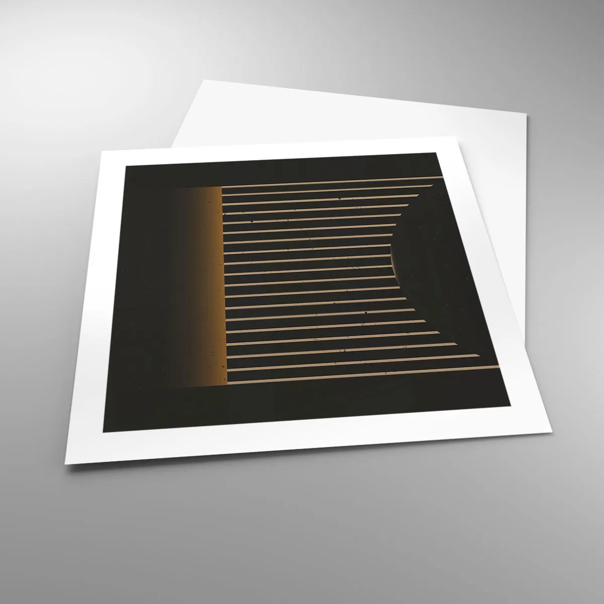 Affiche - Poster - Explorez les ténèbres - 50x50 cm