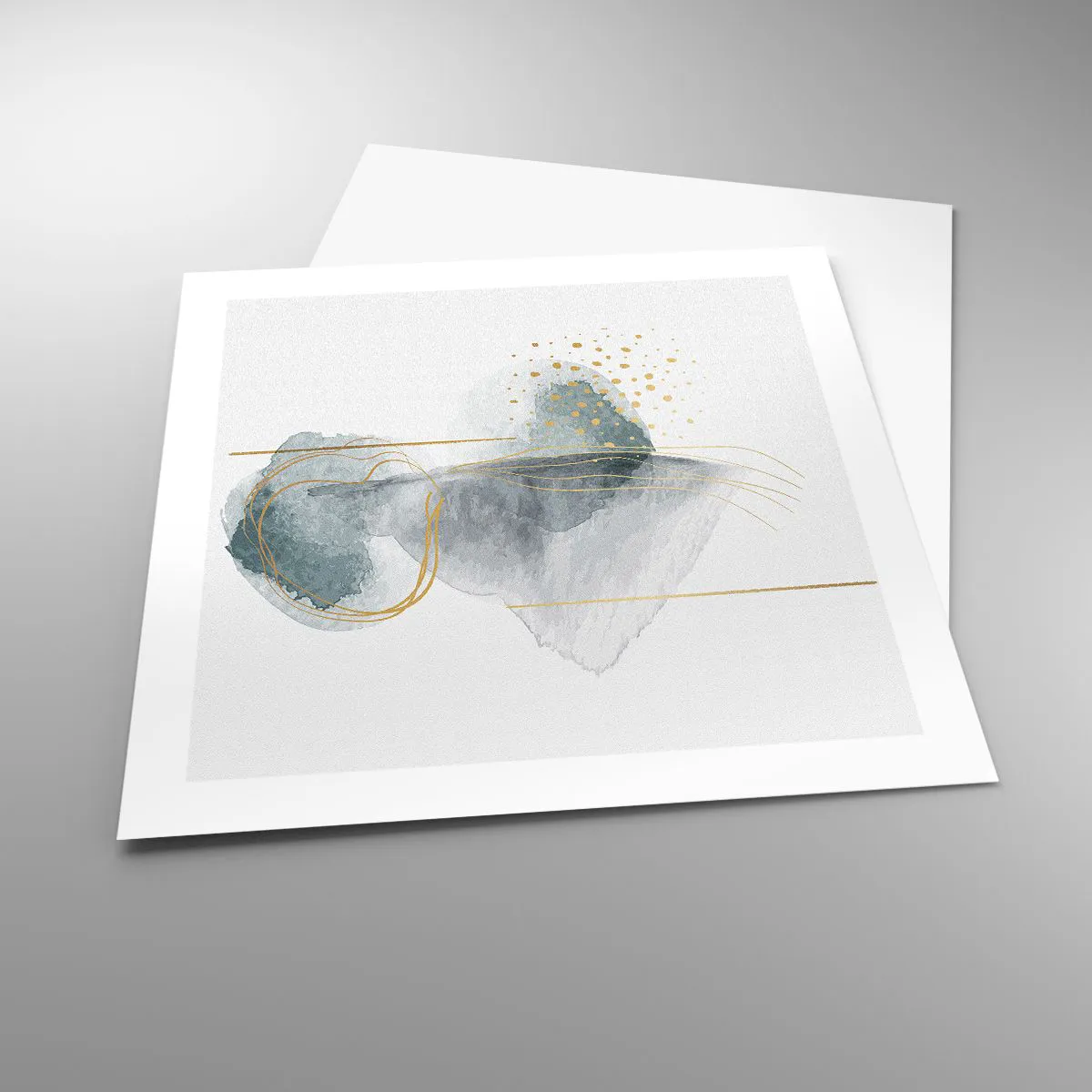 Poszter - A szürkeség és az arany kapcsolatáról - 50x50 cm