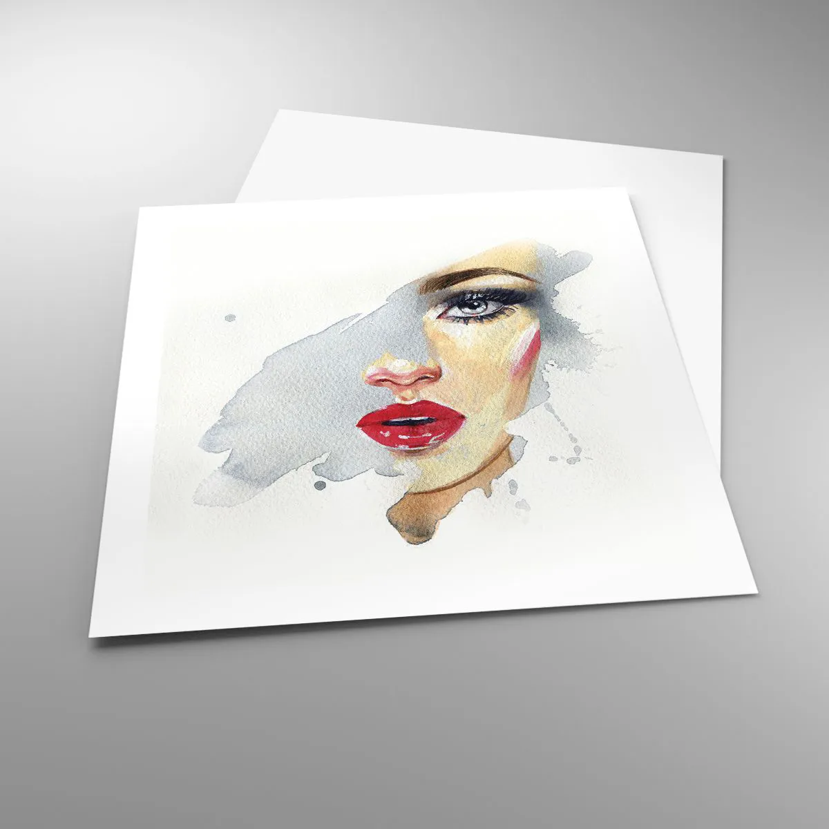 Poster - Reflection in a Waterdrop - 50x50 cm