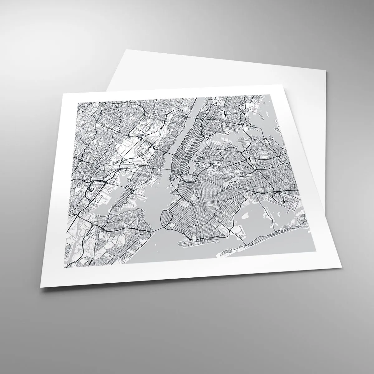 Poster - Die Anatomie einer Metropole - 50x50 cm