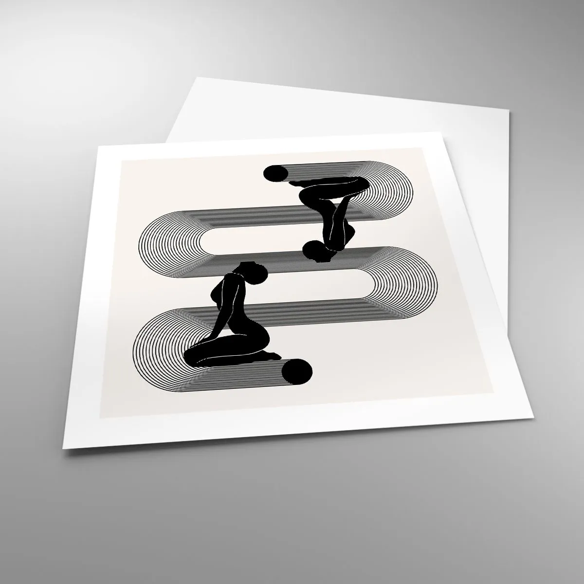 Poster - Sensual Symmetry - 50x50 cm