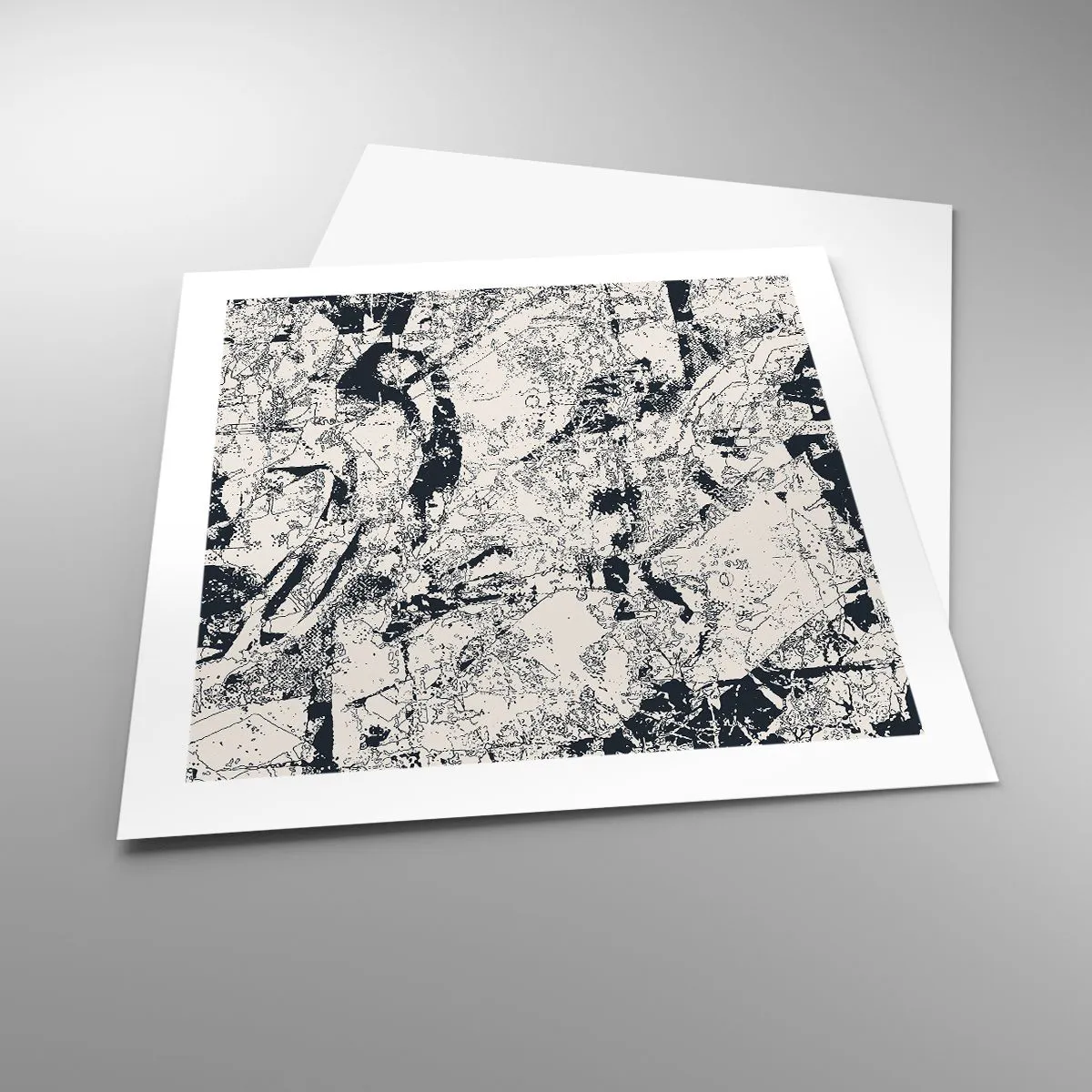 Affiche - Poster - Interpénétration des contraires - 50x50 cm