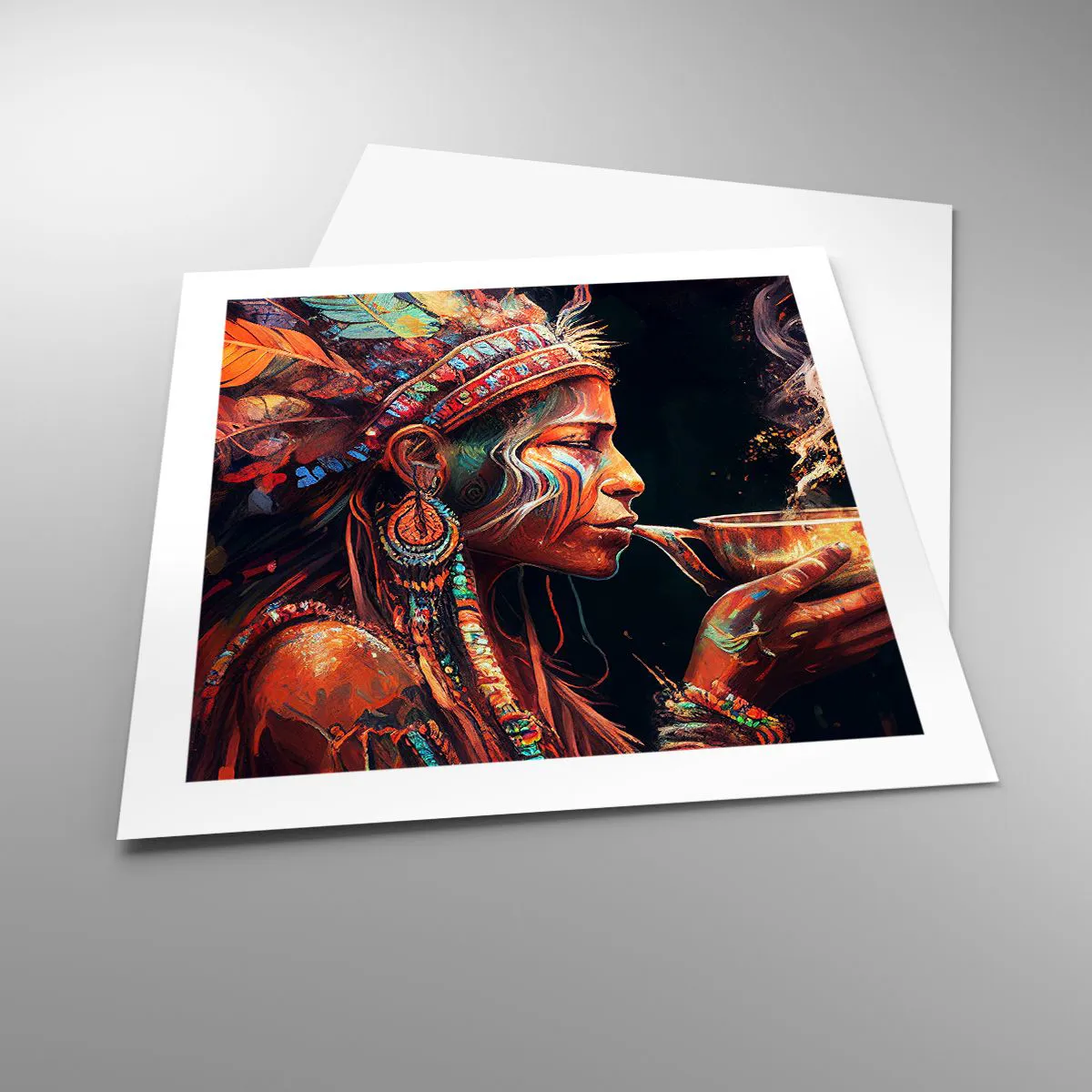 Affiche - Poster - Rituel magique - 50x50 cm