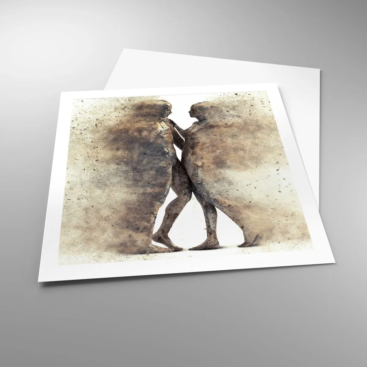 Poster - Sie erhoben sich aus dem Staub, um zu lieben - 60x60 cm