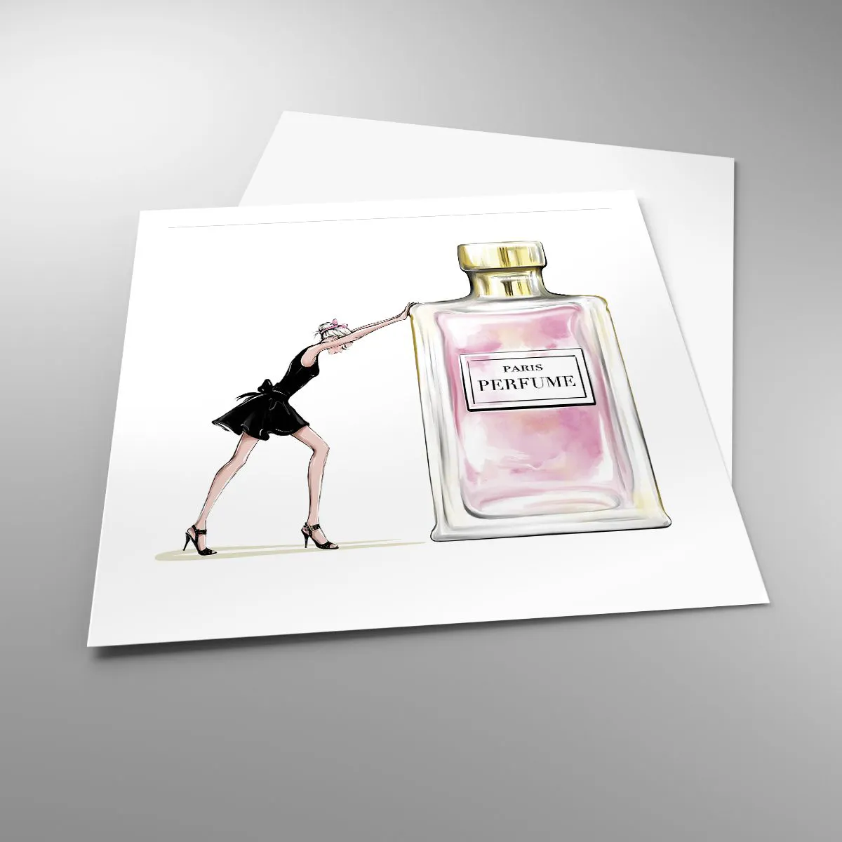 Plakat - Esencja kobiecości - 60x60 cm