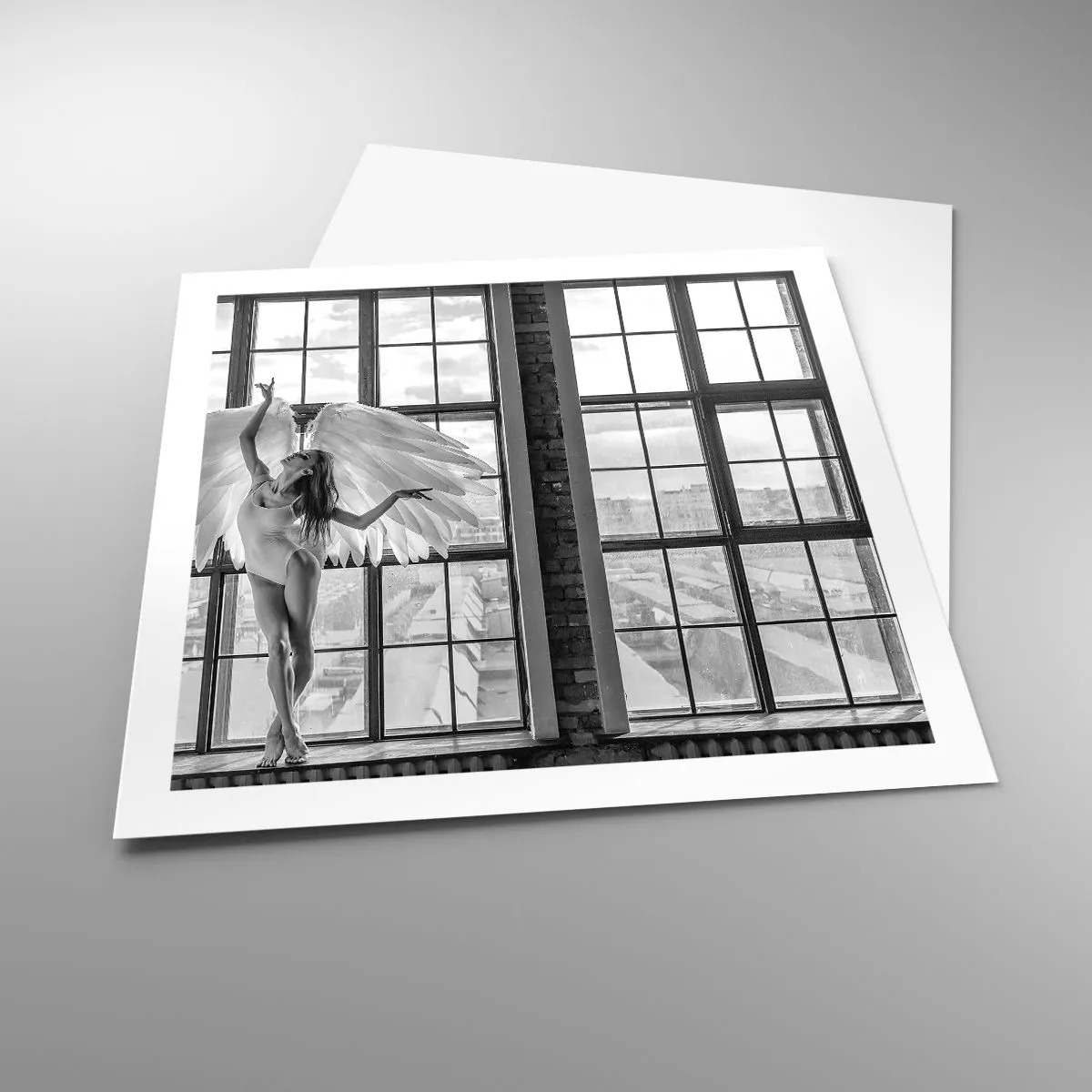 Plakat - Miasto aniołów? - 60x60 cm