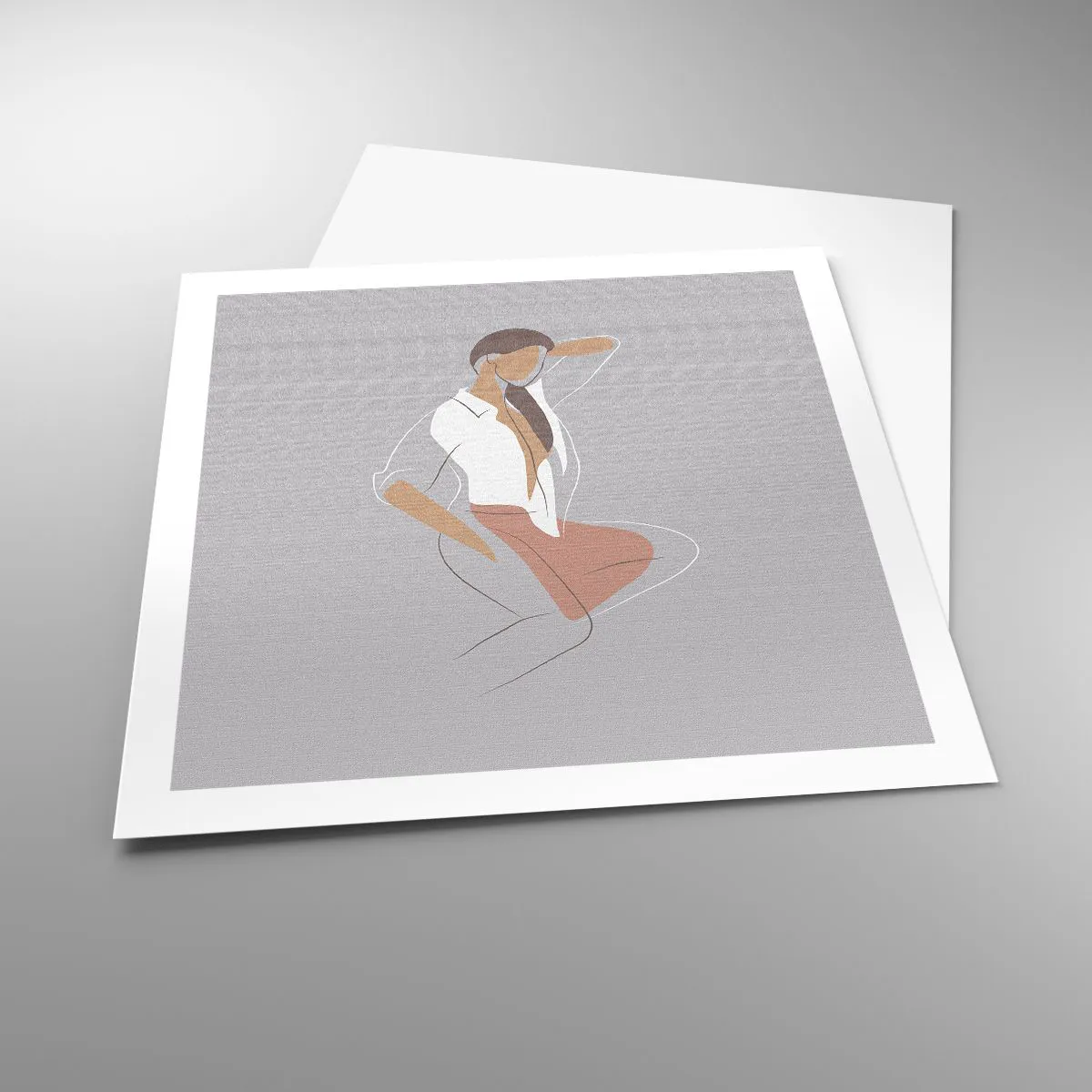 Poster - Outline of Charm - 60x60 cm