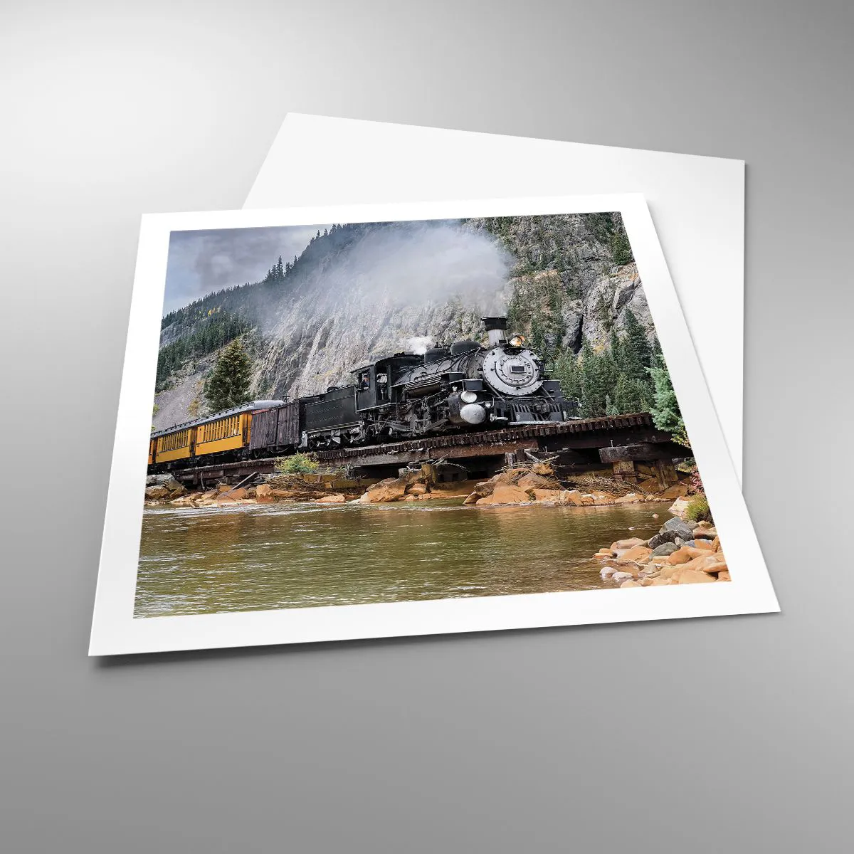 Poszter - Hova? Hova? - 60x60 cm